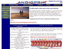 Tablet Screenshot of angioprim.com